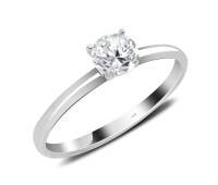 Splendid CZ Silver Ring SCR-102